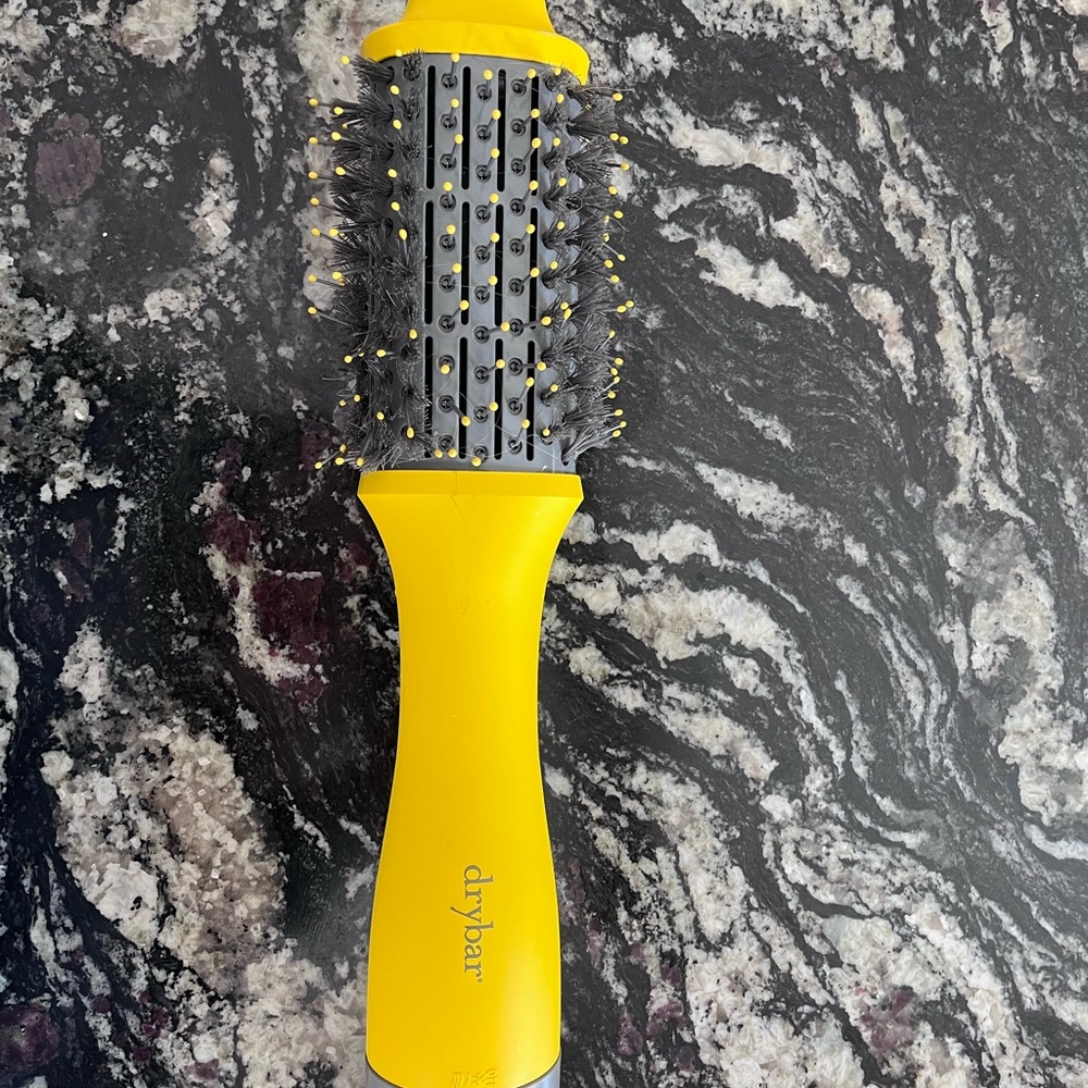 Drybar Vibrant Yellow and Sleek Gray Blow-Dryer Brush